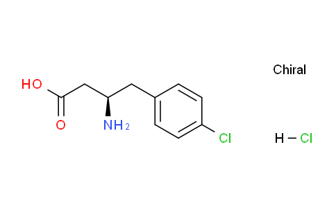 CAS No. 331763-59-8, (R)-3-amino-4-(4-chlorophenyl)butanoic acid hydrochloride