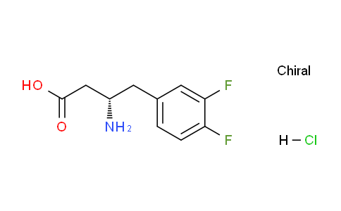 CAS No. 332061-67-3, (S)-3-Amino-4-(3,4-difluorophenyl)-butanoic acid hydrochloride