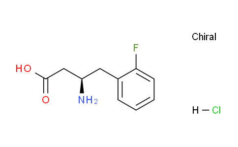 CAS No. 331763-62-3, (R)-3-amino-4-(2-fluorophenyl)butanoic acid hydrochloride