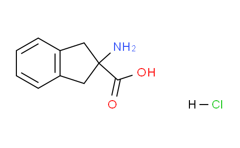 CAS No. 33584-60-0, 2-Amino-2,3-dihydro-1H-indene-2-carboxylic acid hydrochloride