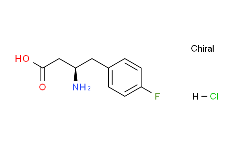 CAS No. 331763-69-0, (R)-3-amino-4-(4-fluorophenyl)butanoic acid hydrochloride