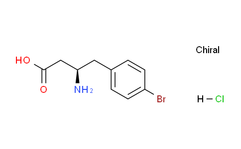 CAS No. 331763-73-6, (R)-3-Amino-4-(4-bromophenyl)-butanoic acid hydrochloride