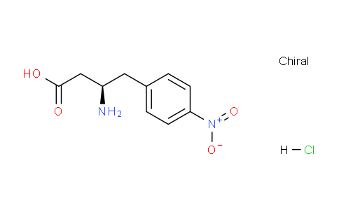 CAS No. 331763-78-1, (R)-3-Amino-4-(4-nitrophenyl)-butanoic acid hydrochloride