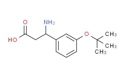 CAS No. 372144-15-5, 3-Amino-3-(3-(tert-butoxy)phenyl)propanoic acid
