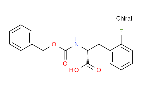 CAS No. 401-28-5, (R)-2-(((Benzyloxy)carbonyl)amino)-3-(2-fluorophenyl)propanoic acid