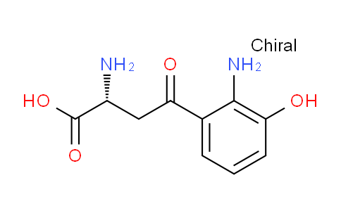 CAS No. 4043-91-8, (R)-2-amino-4-(2-amino-3-hydroxyphenyl)-4-oxobutanoic acid