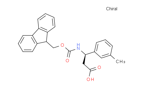 CAS No. 507472-28-8, (R)-3-((((9H-fluoren-9-yl)methoxy)carbonyl)amino)-3-(m-tolyl)propanoic acid