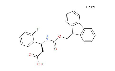 CAS No. 507472-13-1, (S)-3-((((9H-fluoren-9-yl)methoxy)carbonyl)amino)-3-(2-fluorophenyl)propanoic acid