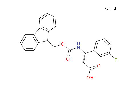 MC700850 | 507472-14-2 | (S)-3-((((9H-Fluoren-9-yl)methoxy)carbonyl)amino)-3-(3-fluorophenyl)propanoic acid