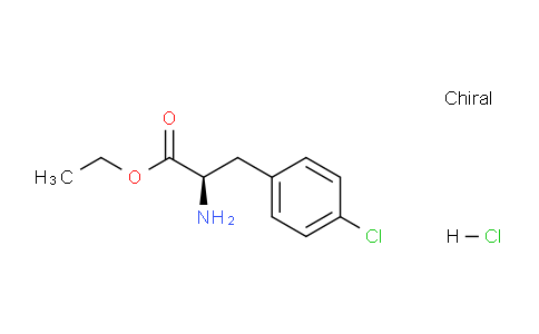 CAS No. 51366-21-3, (R)-Ethyl 2-amino-3-(4-chlorophenyl)propanoate hydrochloride