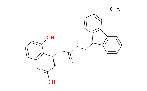 CAS No. 511272-34-7, (R)-3-((((9H-fluoren-9-yl)methoxy)carbonyl)amino)-3-(2-hydroxyphenyl)propanoic acid