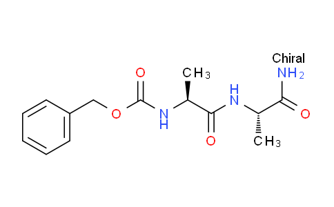 CAS No. 50444-54-7, benzyl ((S)-1-(((S)-1-amino-1-oxopropan-2-yl)amino)-1-oxopropan-2-yl)carbamate
