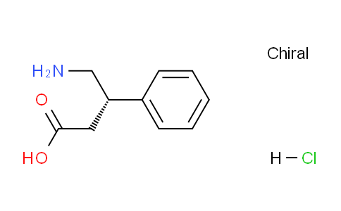 CAS No. 52950-37-5, (S)-4-amino-3-phenylbutanoic acid hydrochloride