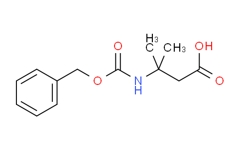 CAS No. 51219-55-7, 3-(((benzyloxy)carbonyl)amino)-3-methylbutanoic acid