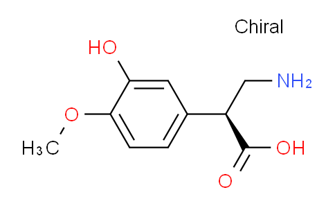 CAS No. 54503-13-8, (S)-3-amino-2-(3-hydroxy-4-methoxyphenyl)propanoic acid