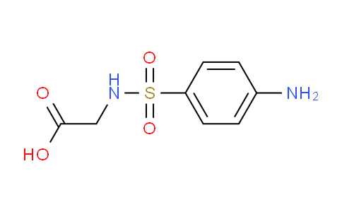 CAS No. 5616-30-8, (4-Amino-benzenesulfonylamino)-acetic acid