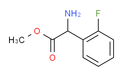 CAS No. 573701-88-9, methyl 2-amino-2-(2-fluorophenyl)acetate