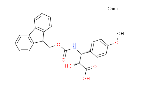 CAS No. 1217606-50-2, (2R,3R)-3-((((9H-fluoren-9-yl)methoxy)carbonyl)amino)-2-hydroxy-3-(4-methoxyphenyl)propanoic acid