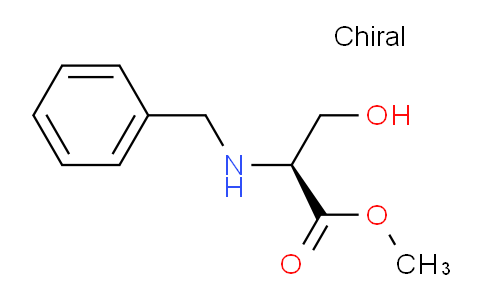 CAS No. 123639-56-5, (S)-Methyl 2-(benzylamino)-3-hydroxypropanoate
