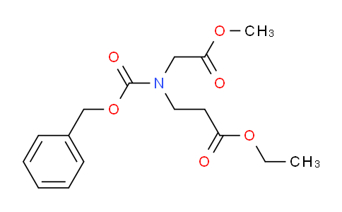 CAS No. 1245646-09-6, ethyl 3-(((benzyloxy)carbonyl)(2-methoxy-2-oxoethyl)amino)propanoate