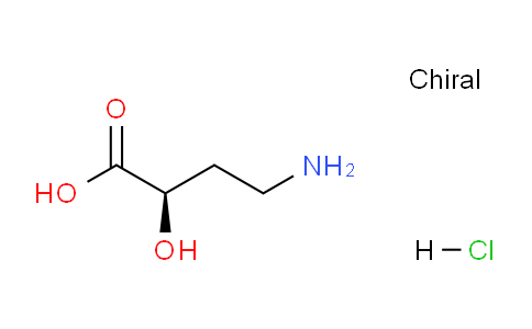 CAS No. 117173-81-6, (R)-4-amino-2-hydroxybutanoic acid hydrochloride