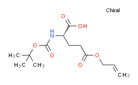 CAS No. 132286-79-4, (S)-5-(Allyloxy)-2-((tert-butoxycarbonyl)amino)-5-oxopentanoic acid