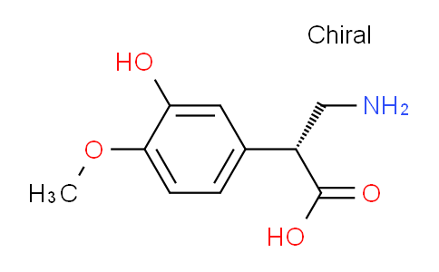 CAS No. 925221-88-1, (R)-3-Amino-3-(3-hydroxy-4-methoxyphenyl)propanoic acid