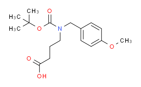 CAS No. 947661-79-2, 4-((tert-butoxycarbonyl)(4-methoxybenzyl)amino)butanoic acid