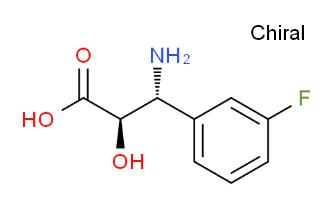 CAS No. 959573-06-9, (2R,3R)-3-amino-3-(3-fluorophenyl)-2-hydroxypropanoic acid