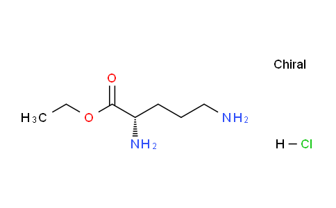 CAS No. 94231-37-5, ethyl (S)-2,5-diaminopentanoate hydrochloride