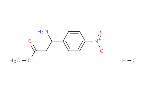 CAS No. 93506-52-6, methyl 3-amino-3-(4-nitrophenyl)propanoate hydrochloride