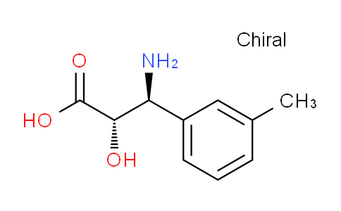 CAS No. 959574-09-5, (2S,3S)-3-amino-2-hydroxy-3-(m-tolyl)propanoic acid