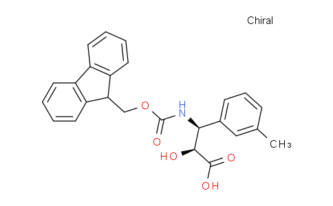 CAS No. 959581-14-7, (2S,3S)-3-((((9H-fluoren-9-yl)methoxy)carbonyl)amino)-2-hydroxy-3-(m-tolyl)propanoic acid