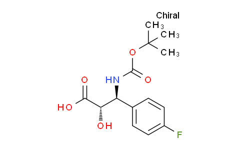 CAS No. 959583-77-8, (2S,3S)-3-((tert-butoxycarbonyl)amino)-3-(4-fluorophenyl)-2-hydroxypropanoic acid