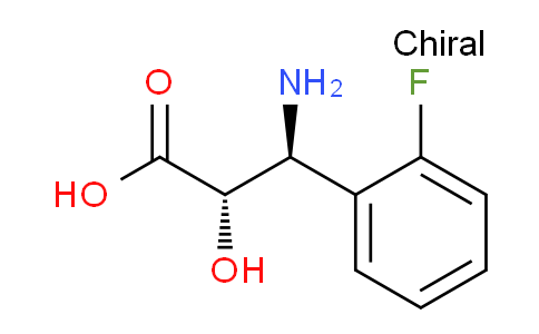 CAS No. 959579-83-0, (2S,3S)-3-amino-3-(2-fluorophenyl)-2-hydroxypropanoic acid