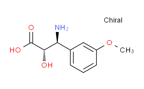 CAS No. 959583-94-9, (2S,3S)-3-amino-2-hydroxy-3-(3-methoxyphenyl)propanoic acid