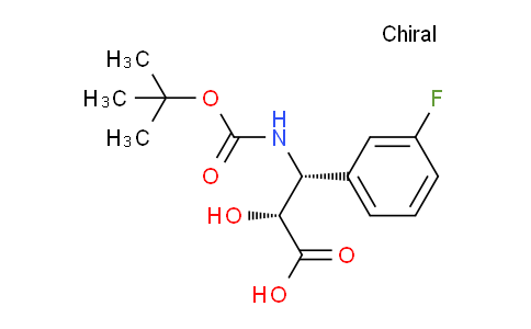 CAS No. 959580-32-6, (2R,3R)-3-((tert-butoxycarbonyl)amino)-3-(3-fluorophenyl)-2-hydroxypropanoic acid