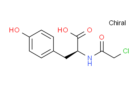 CAS No. 1145-56-8, (S)-2-(2-Chloroacetamido)-3-(4-hydroxyphenyl)propanoic acid