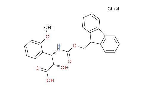 CAS No. 959576-01-3, (2S,3S)-3-((((9H-fluoren-9-yl)methoxy)carbonyl)amino)-2-hydroxy-3-(2-methoxyphenyl)propanoic acid