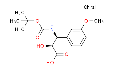 CAS No. 959578-42-8, (2S,3S)-3-((tert-butoxycarbonyl)amino)-2-hydroxy-3-(3-methoxyphenyl)propanoic acid