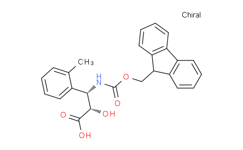 CAS No. 959578-55-3, (2S,3S)-3-((((9H-fluoren-9-yl)methoxy)carbonyl)amino)-2-hydroxy-3-(o-tolyl)propanoic acid
