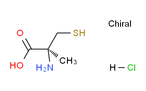 CAS No. 151062-55-4, (S)-2-Amino-3-mercapto-2-methylpropanoic acid hydrochloride