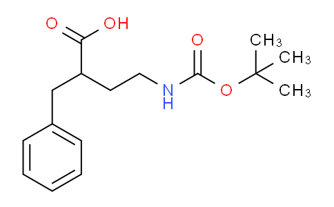 CAS No. 1015070-59-3, 2-benzyl-4-((tert-butoxycarbonyl)amino)butanoic acid