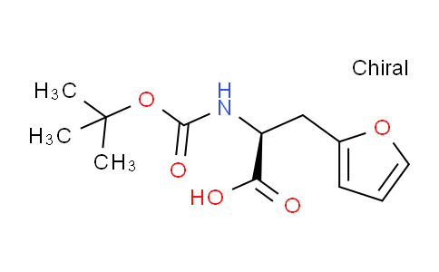 CAS No. 145206-40-2, (S)-2-((tert-Butoxycarbonyl)amino)-3-(furan-2-yl)propanoic acid