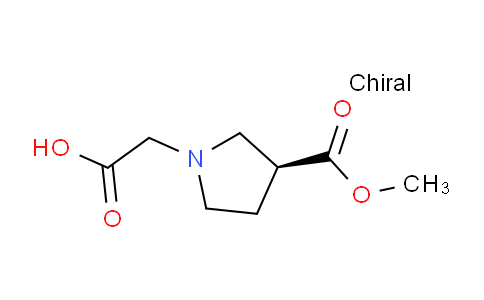 CAS No. 1292324-46-9, (S)-2-(3-(methoxycarbonyl)pyrrolidin-1-yl)acetic acid