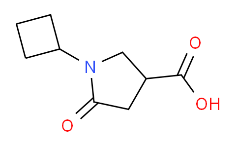 CAS No. 1223748-42-2, 1-Cyclobutyl-5-oxopyrrolidine-3-carboxylic acid