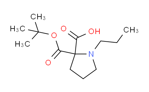 CAS No. 351002-88-5, 2-(tert-butoxycarbonyl)-1-propylpyrrolidine-2-carboxylic acid
