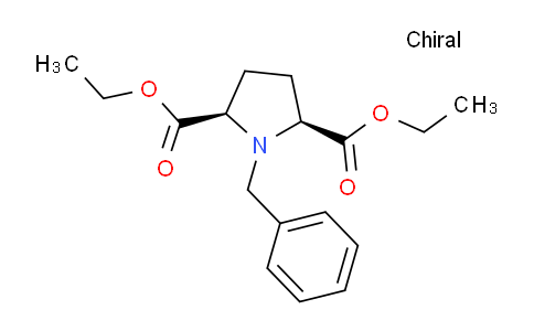 CAS No. 52321-06-9, diethyl (2S,5R)-1-benzylpyrrolidine-2,5-dicarboxylate