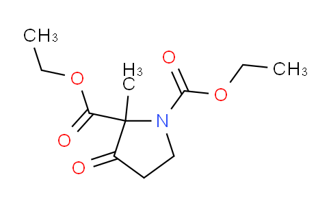 CAS No. 61334-21-2, diethyl 2-methyl-3-oxopyrrolidine-1,2-dicarboxylate