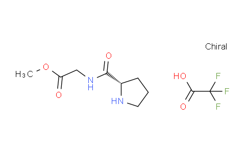 CAS No. 634922-10-4, (S)-Methyl 2-(pyrrolidine-2-carboxamido)acetate 2,2,2-trifluoroacetate